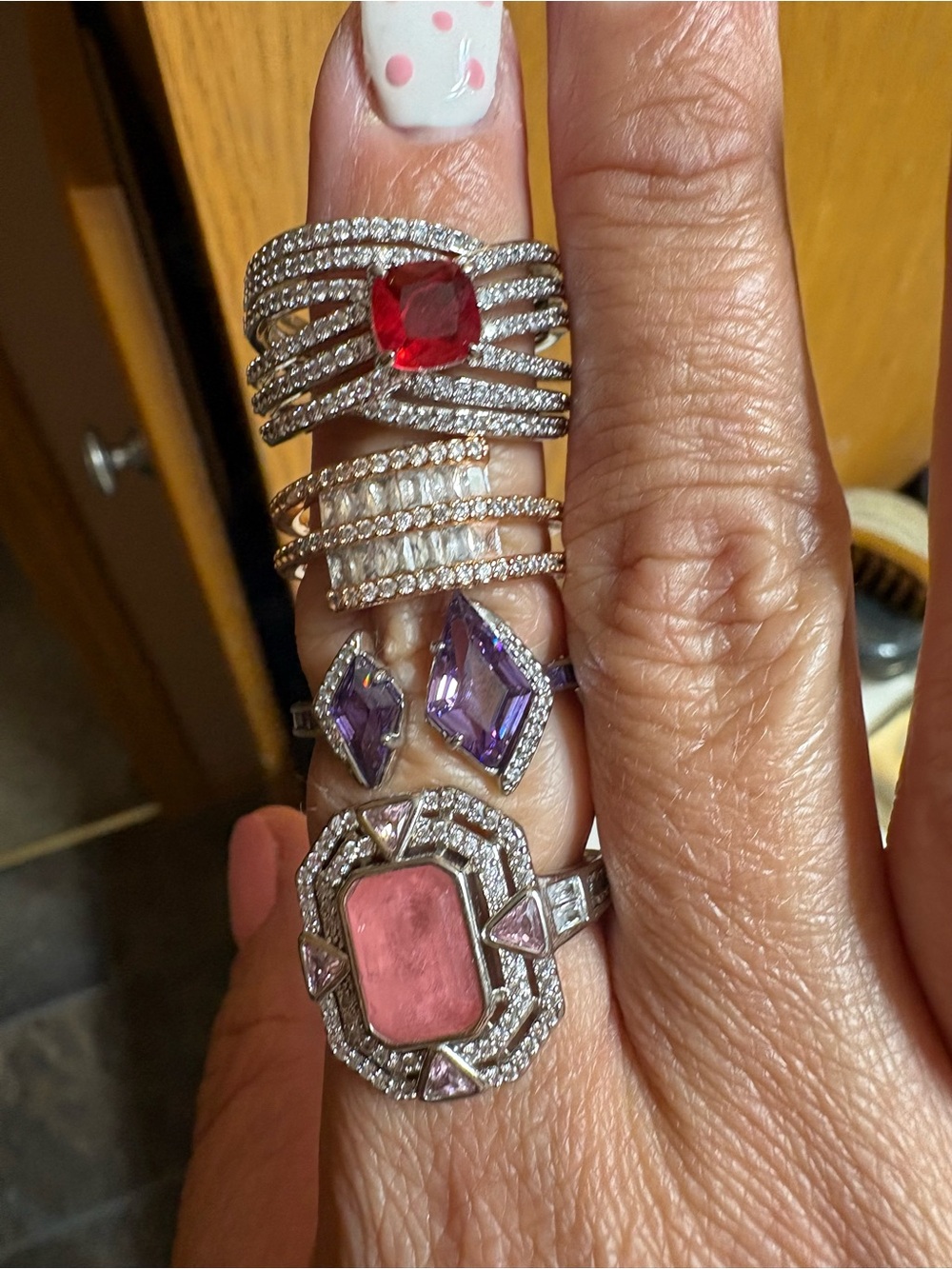 BP rings- 4 for price of 1- all size 9- NO bags or tags
